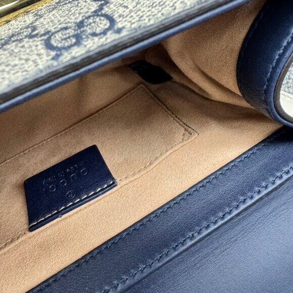 GUCCI Padlock Canvas Shoulder Bag 429-102125 - Picture 15 of 16